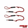 Extreme Max Extreme Max 3006.2987 BoatTector PWC Bungee Dock Line Value 2-Pack - 6', Red 3006.2987